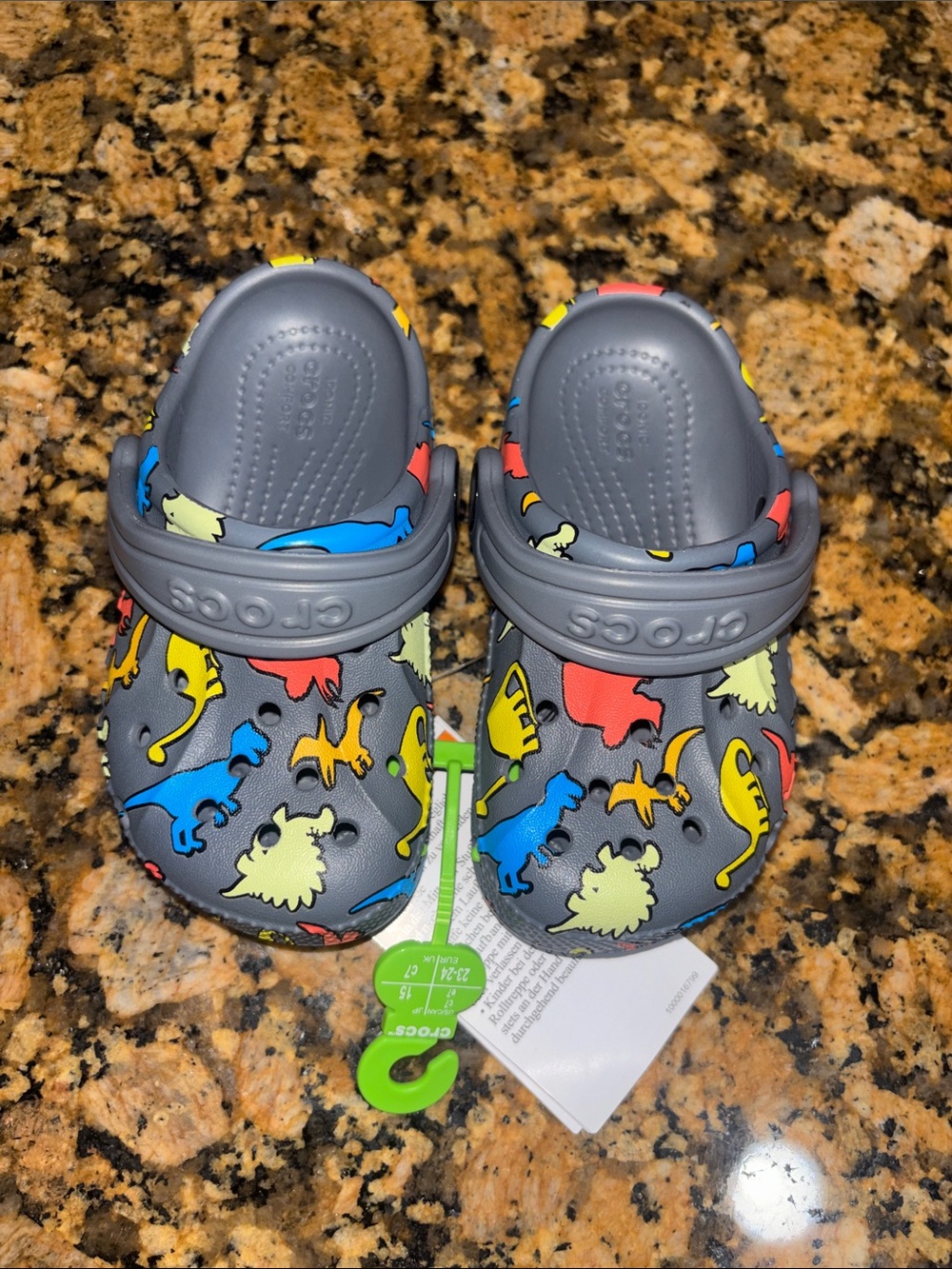 Crocs dinosaur 🦕 kids boys size 7 toddler NWT